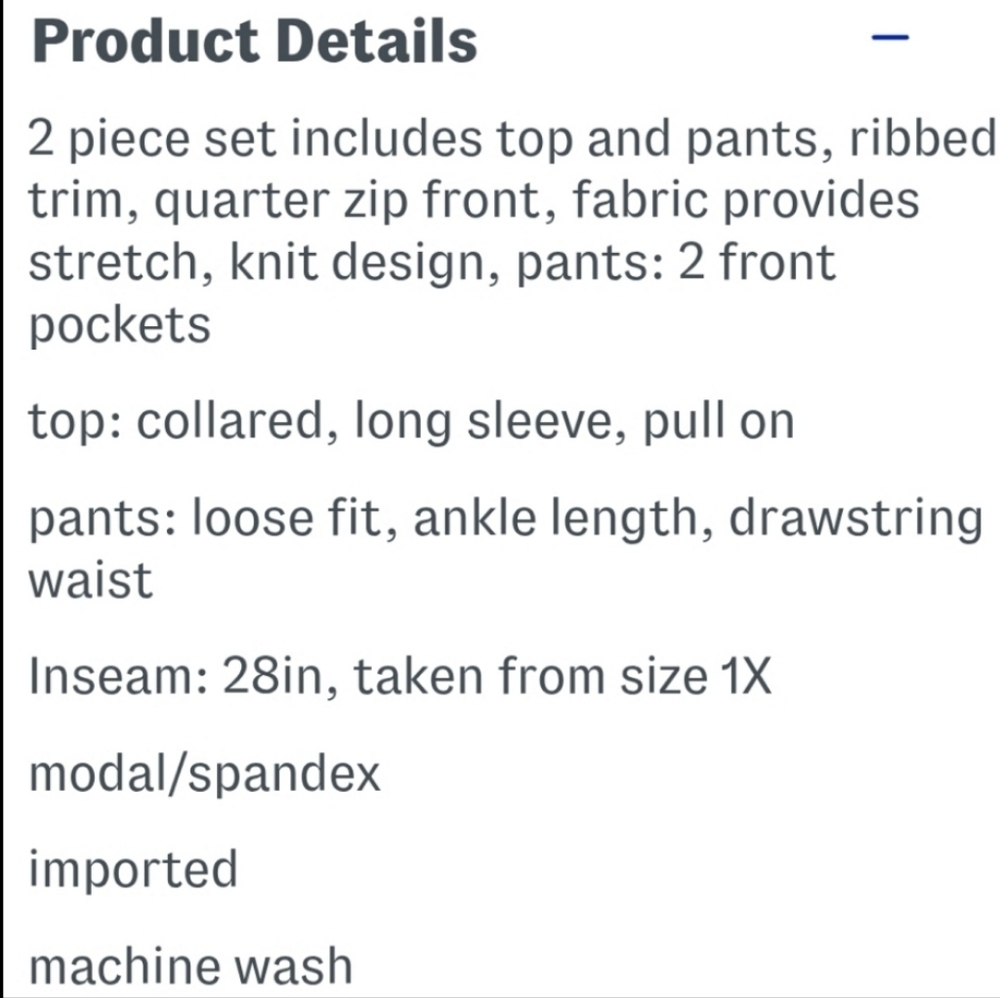 Workshop Plus Chocote Knit Jogger Set Light Inner Fleece - Picture 6 of 7